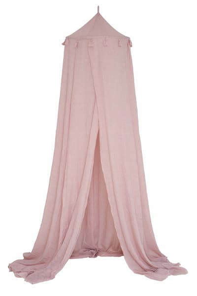 Sänghimmel - Dusty pink-image