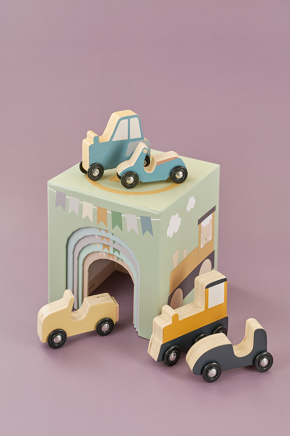 Stacking cubes vehicles 1-5