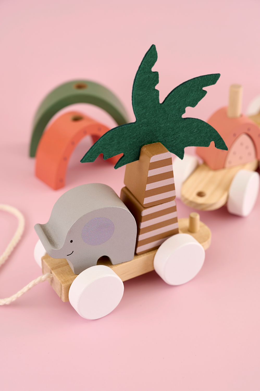 Train with blocks safari