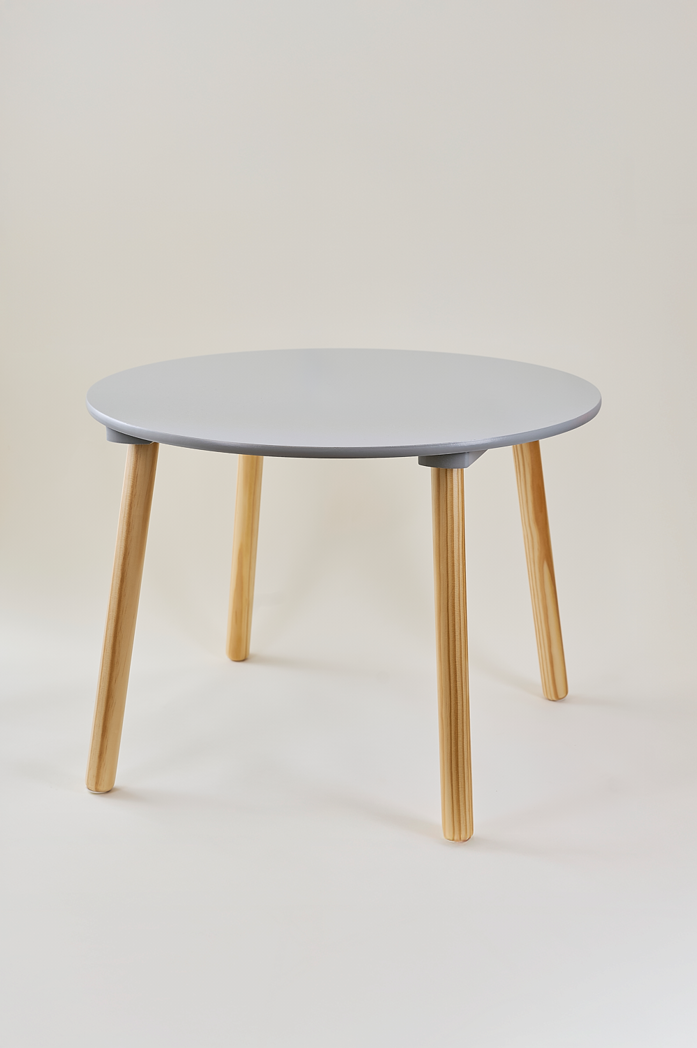 Table & 2 stools grey