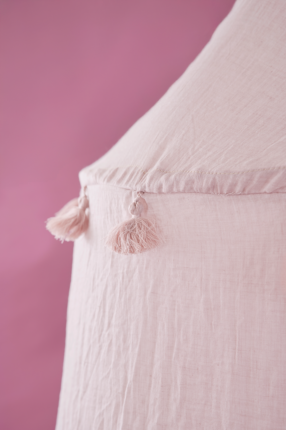 Sänghimmel dusty pink