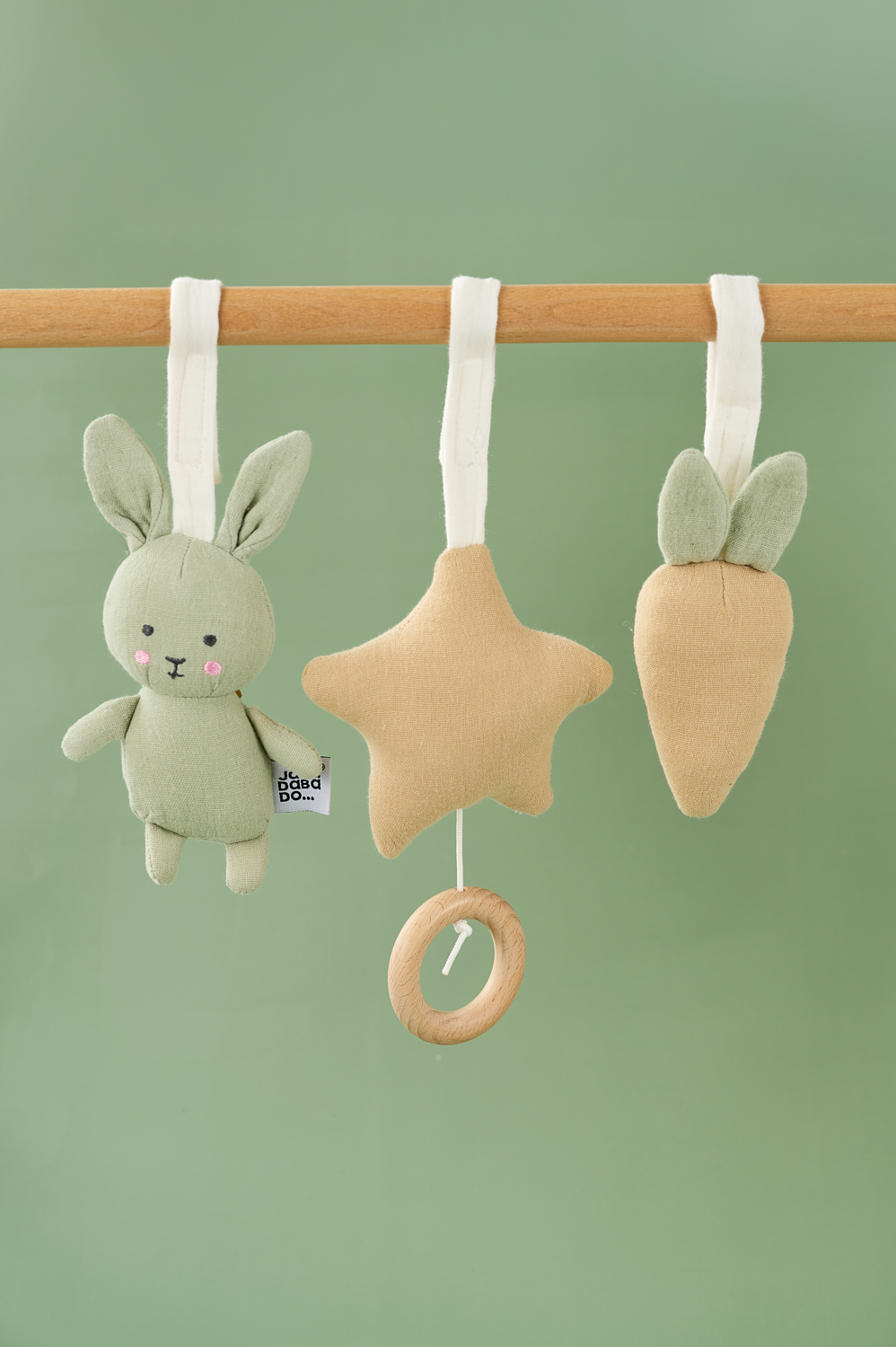 Babygymfigurer Bunny rosa 