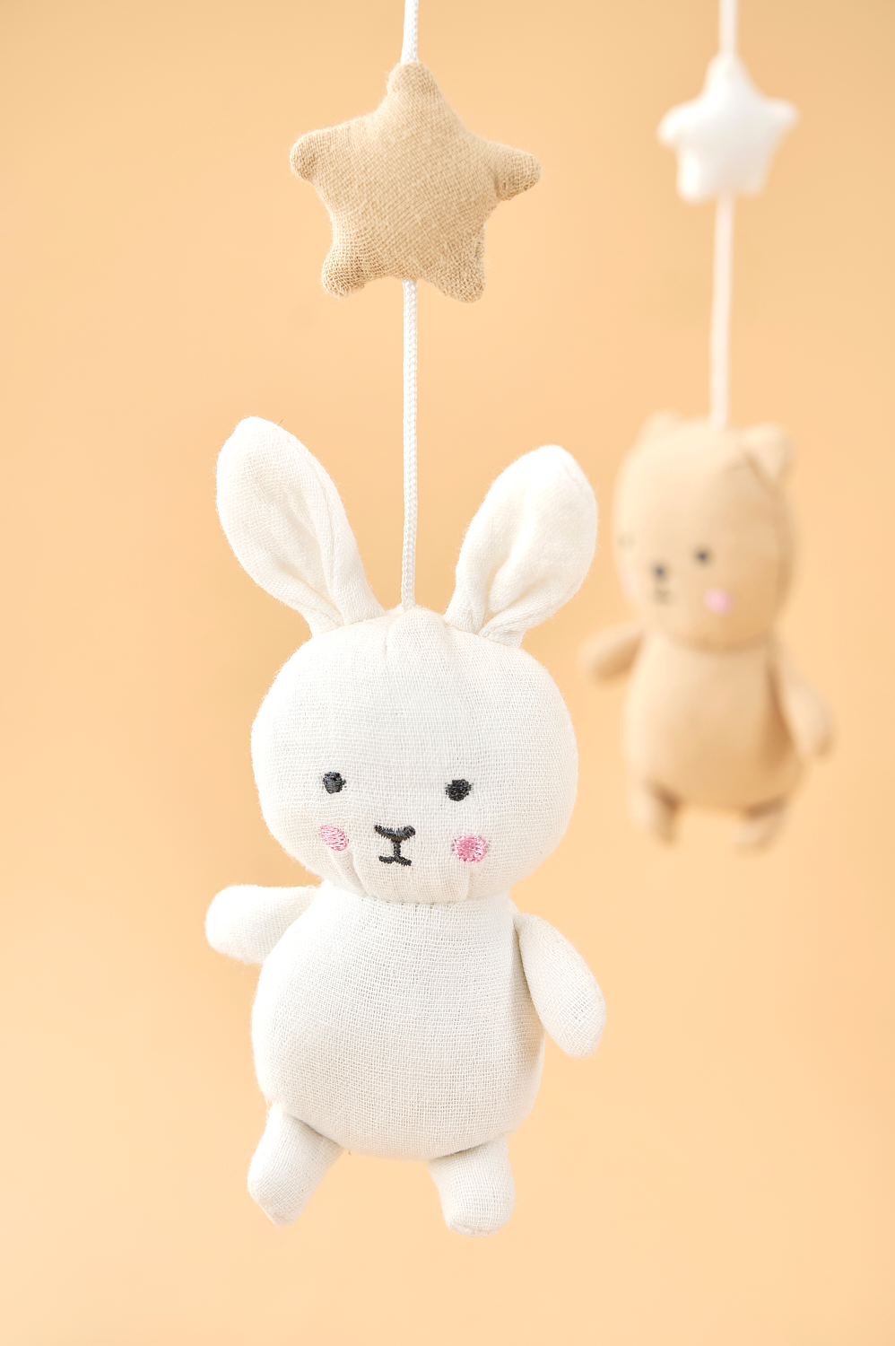 Musical mobile Teddy & Bunny