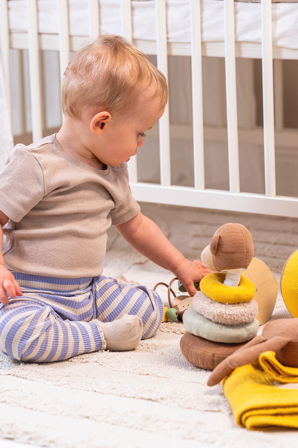 Stacking toy Monkey textile