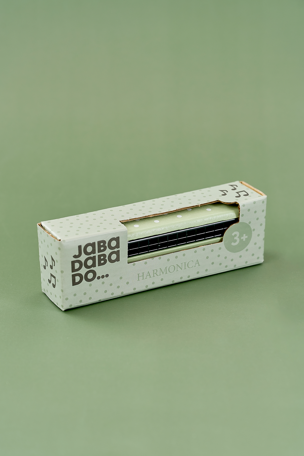 Harmonica green stripes