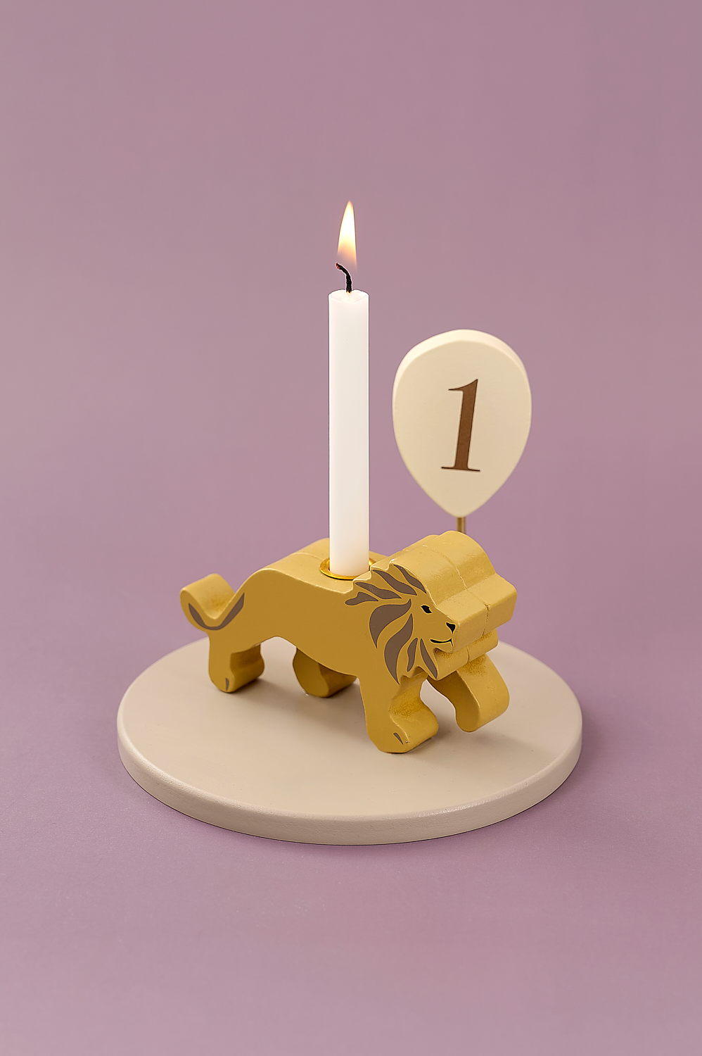 Candlestick lion