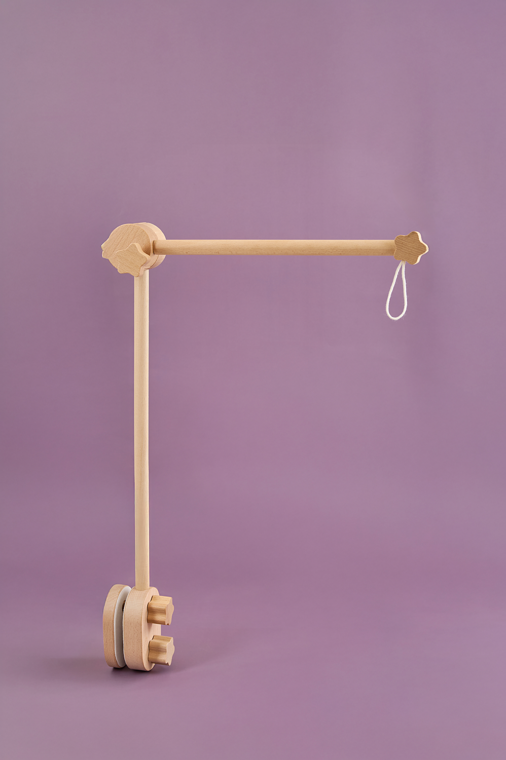 Foldable mobile arm wood