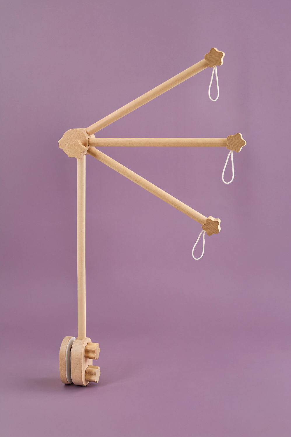 Foldable mobile arm wood