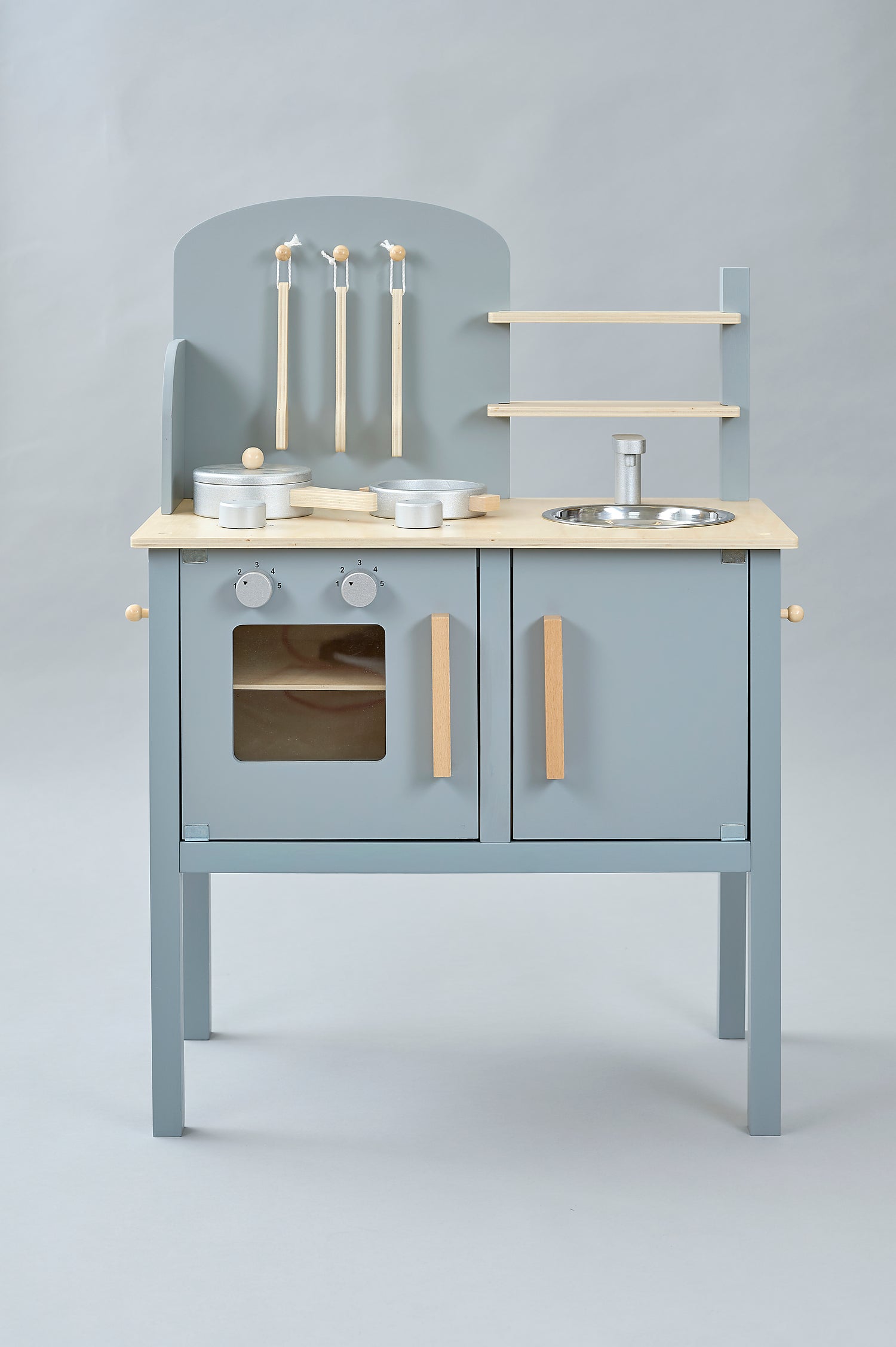 Kitchen with pot & pan grey