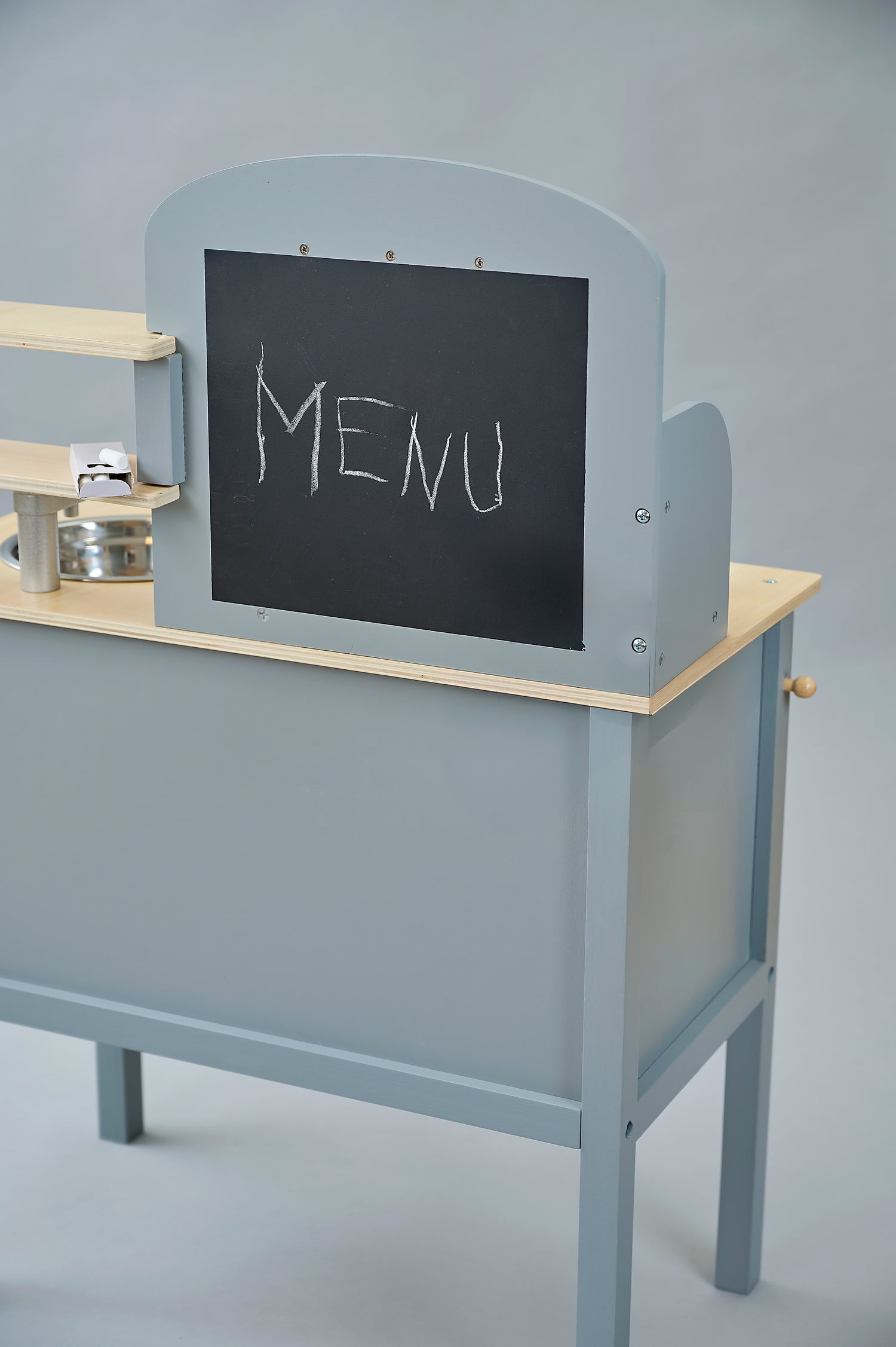 Kitchen with pot & pan grey