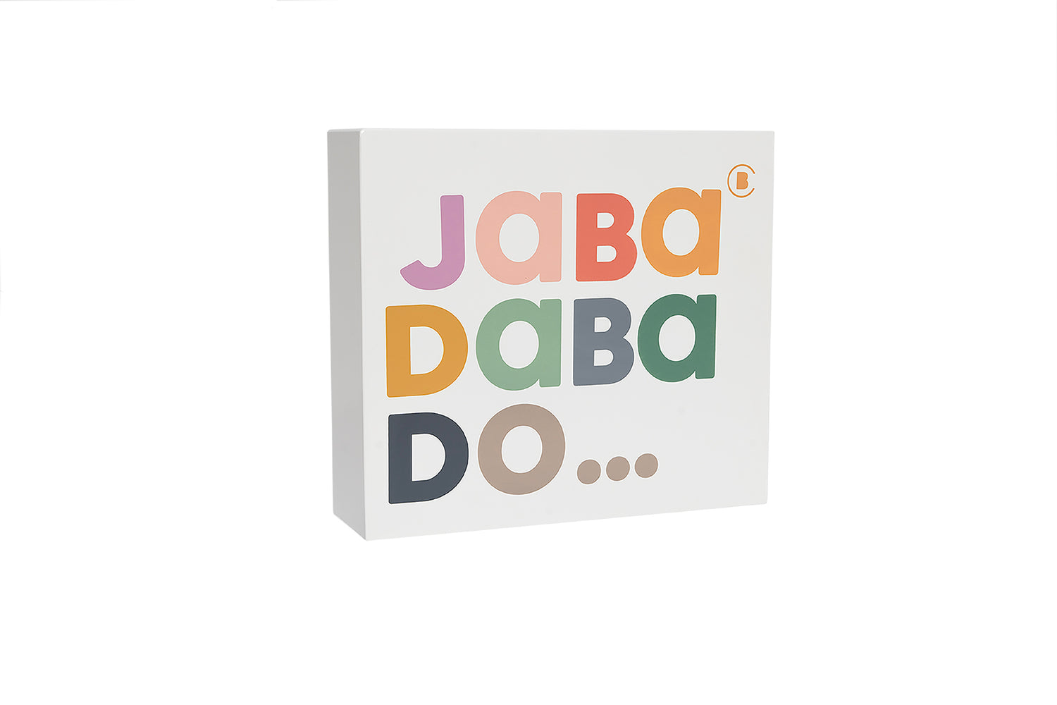 Jabadabado wooden shelf sign