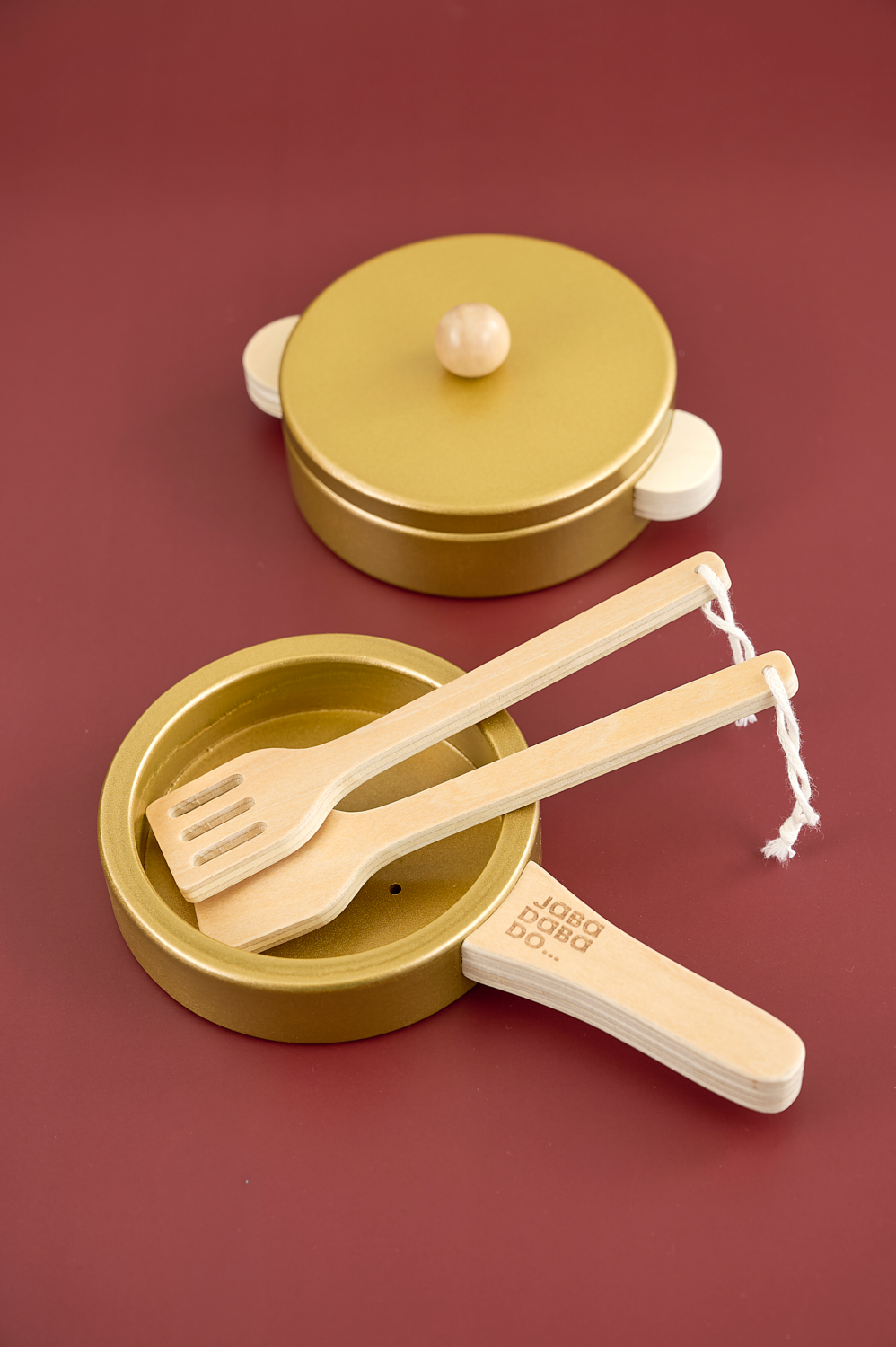 Pot & pan set gold