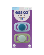 CHILLA Silikon Blå/Grön, kartong 40