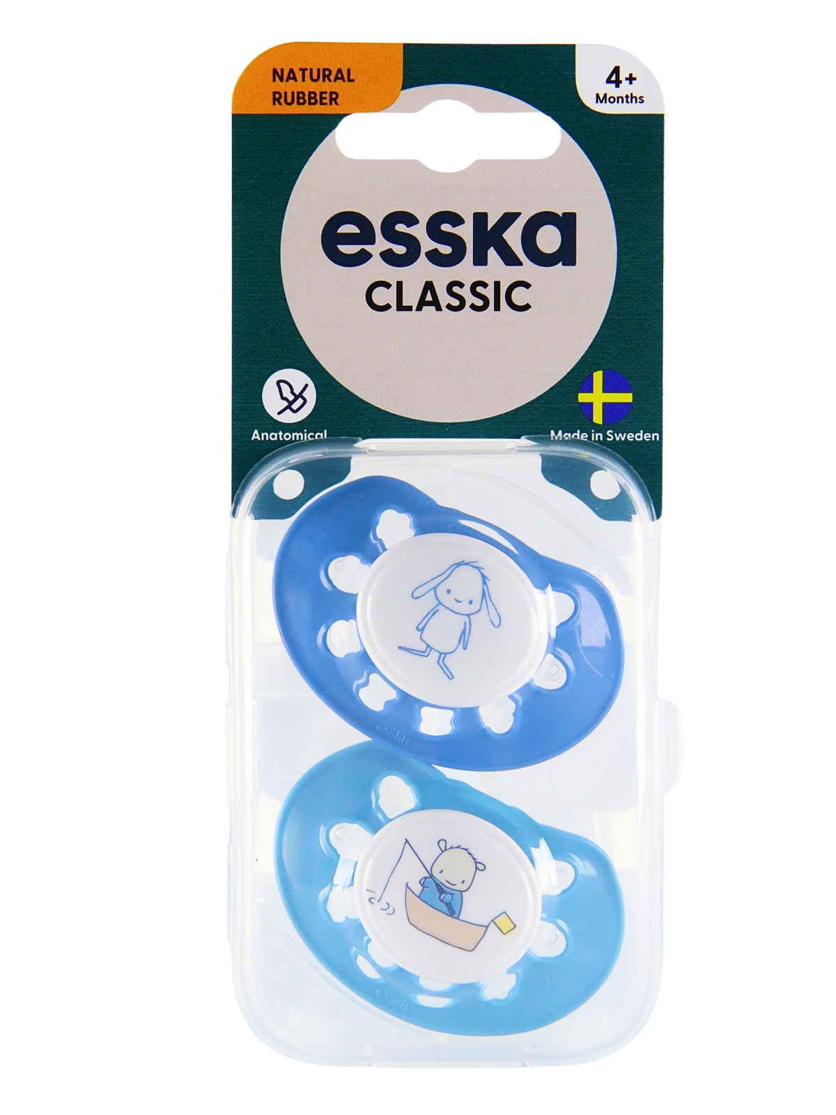 CLASSIC 4+m Latex Blå, kartong 40