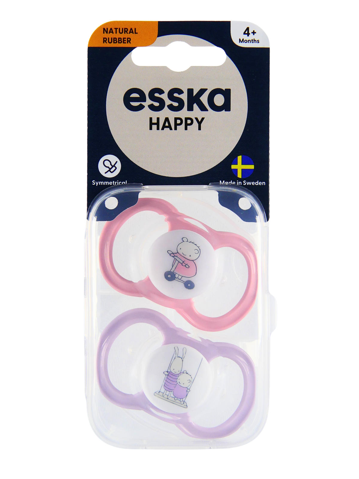HAPPY Latex Rosa, kartong 15