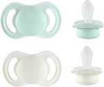 HAPPY MINI 0+m Silikon Mint Breeze/Cloud, kartong 40