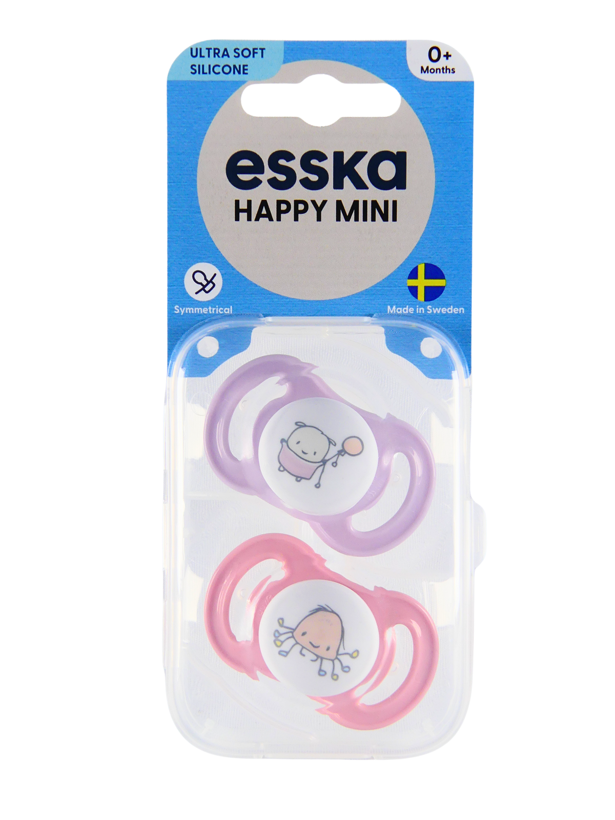 HAPPY MINI Rosa, kartong 15