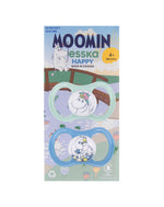 HAPPY Mumin Silikon 2-p Fröken/Mumin, kartong 6