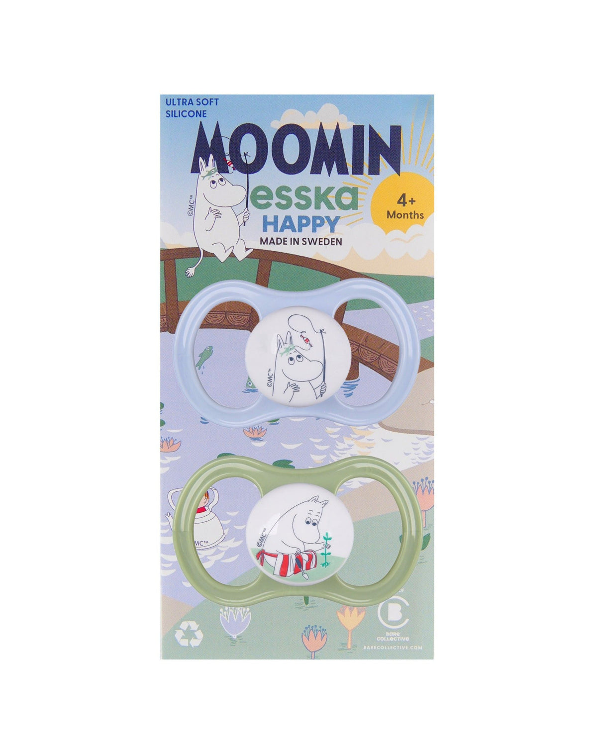 HAPPY Mumin Silikon 2-p Mix