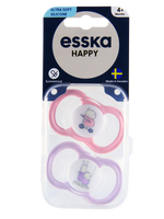 HAPPY Silikon Rosa, kartong 15