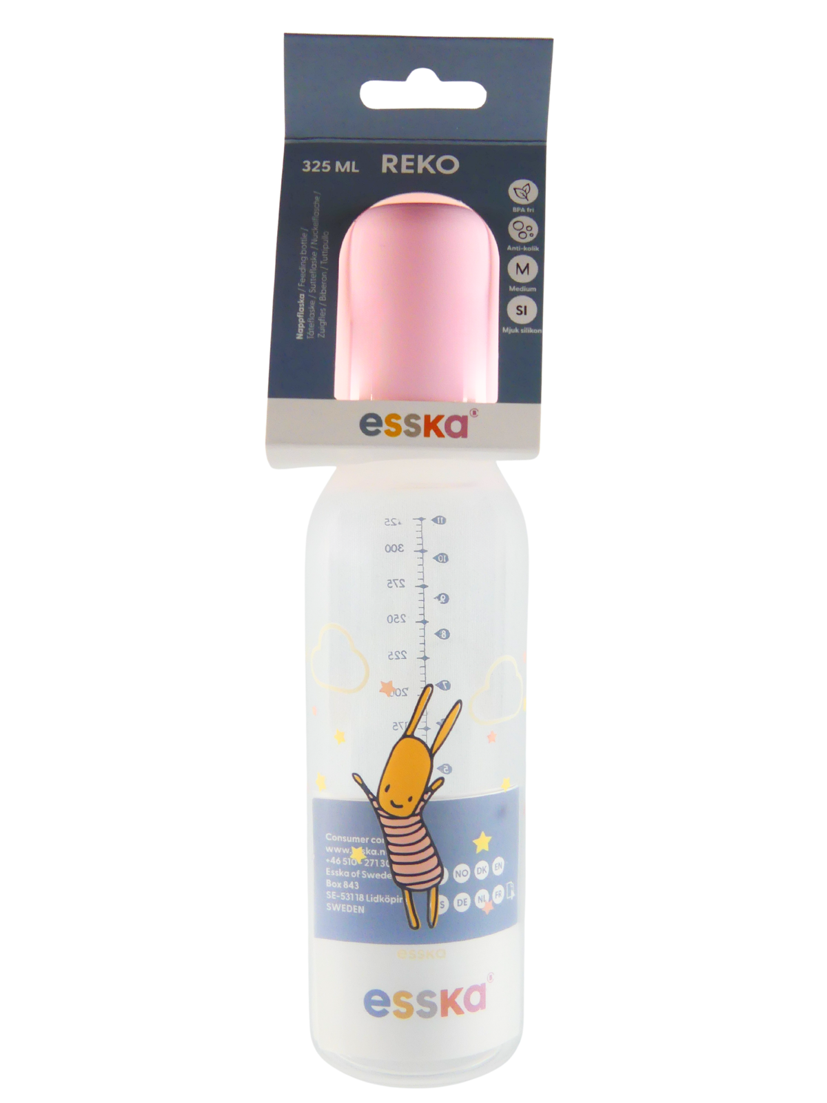 REKO Diflaska 325ml Rosa, kartong 6